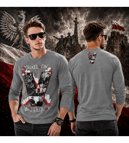 LONGSLEEVE PATRIOTYCZNY   BOHATEROWIE NIEZŁOMNI